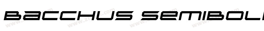Bacchus SemiBold字体转换